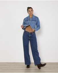 Cirkular - Pre-Loved - SLVRLAKE Silence Denim Jacket in Pacific