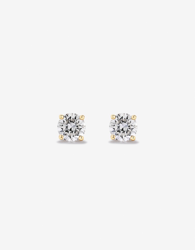 Michael Hill - 1.00TW Lab Diamond Solitaire Stud Earrings in 10kt Gold