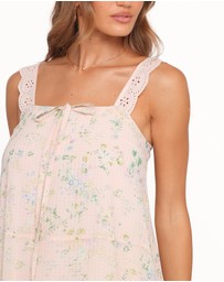 Petal & Pup - Caroline Maxi Dress - Pastel Pink Floral