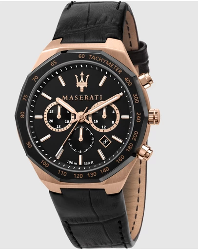 Maserati - Maserati Stile Black Chronograph