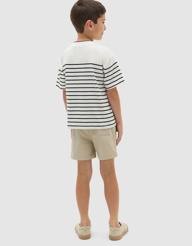 Seed Heritage - Breton Stripe Logo Tee