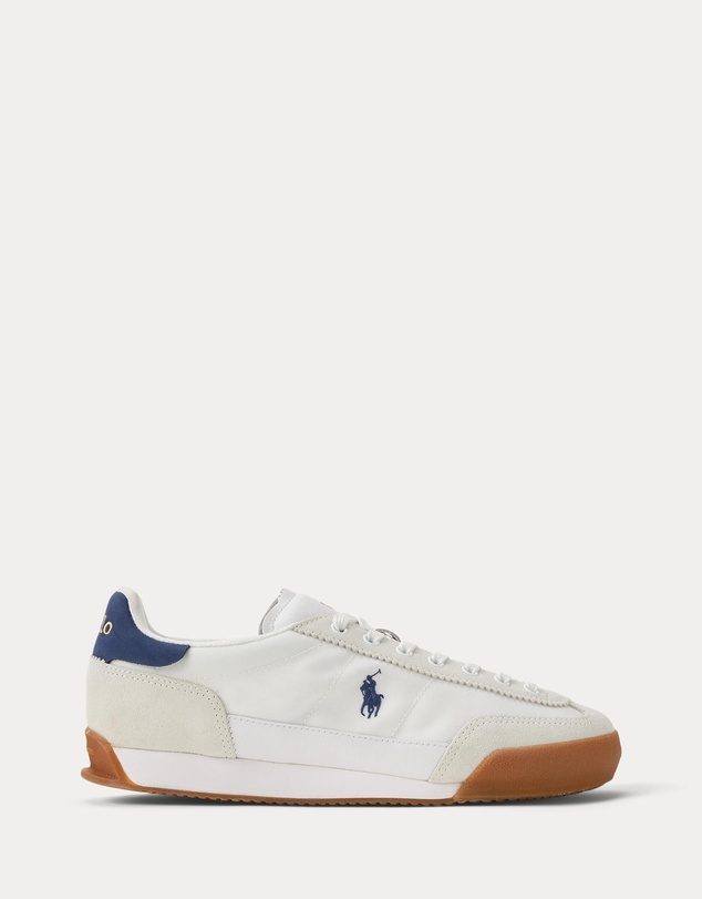 Polo Ralph Lauren - Leather-Suede Low-Top Sneakers - Women's