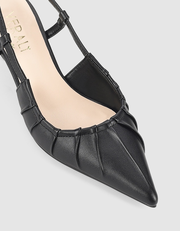 Verali - Lucius Slingback Kitten Heels
