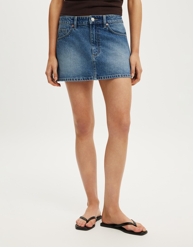Cotton On - Original Denim Mini Skirt
