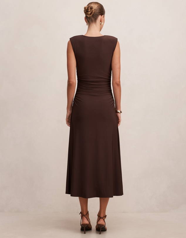 Forever New - Alisa Ruched Jersey Midi Dress
