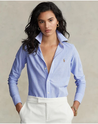 Polo Ralph Lauren - Striped Knit Oxford Shirt