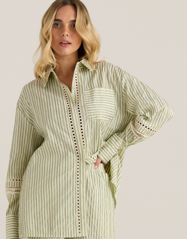 Sass - Nerida Trim Shirt