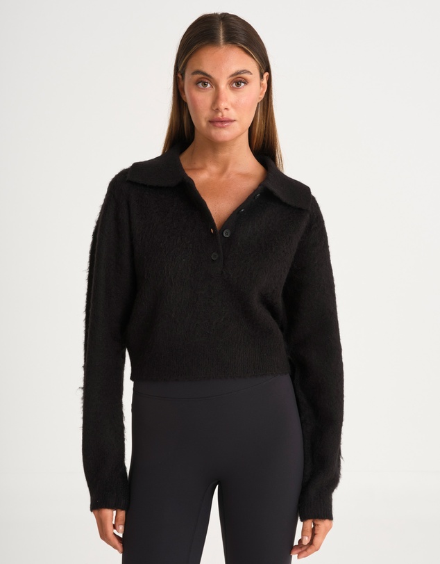 All Fenix - 1/2 Button Polo Knit