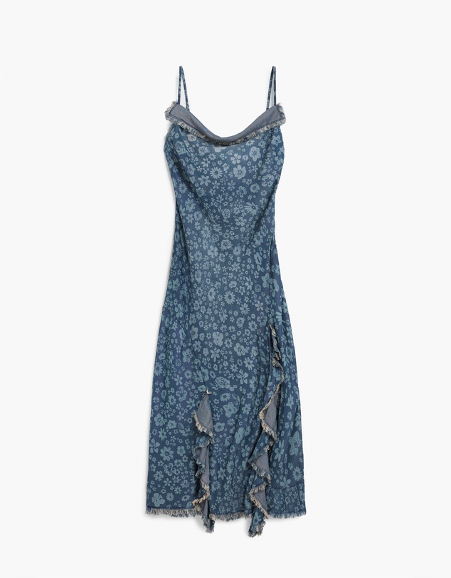 Desigual - Denim ruffle dress