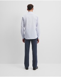 Country Road - Slim Fit Stripe Travel Shirt