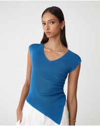 Forcast - Galina Ruched Lyocell Knit