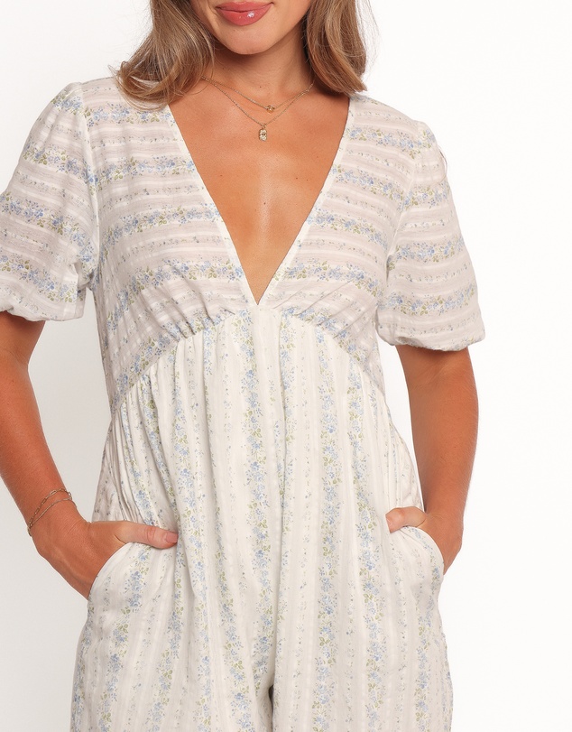 Petal & Pup - Aisley Playsuit - White