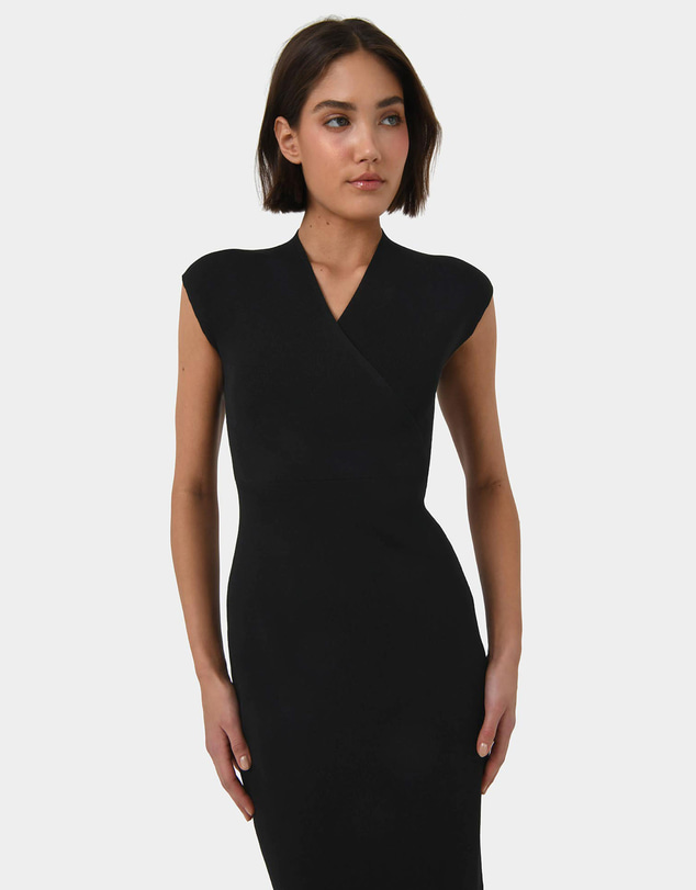 Forcast - Ani Cross Over Knit Dress