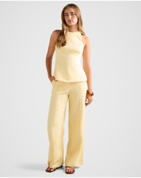 Forever New - Posey Linen Wide Leg Pants