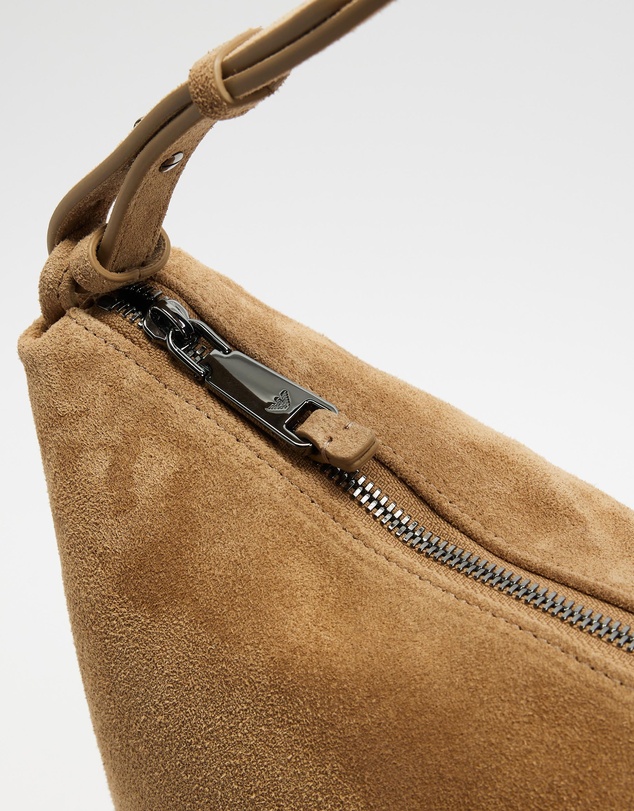 Emporio Armani - Hobo Xl Crosta Sfoderata - Hobo Xl Unlined Suede