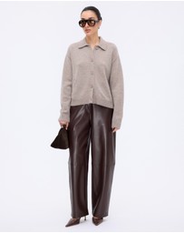 Minima Esenciales - Zoe Merino Wool Cashmere Blend Cardigan