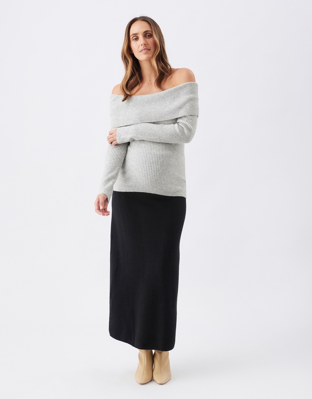 Ripe Maternity - Maisy Off Shoulder Knit