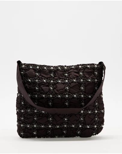 Damson Madder - Minnie Shirred Shoulder Bag