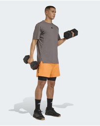 adidas Performance - D4T PrimeLift 3 STRIPES T-SHIRT Mens