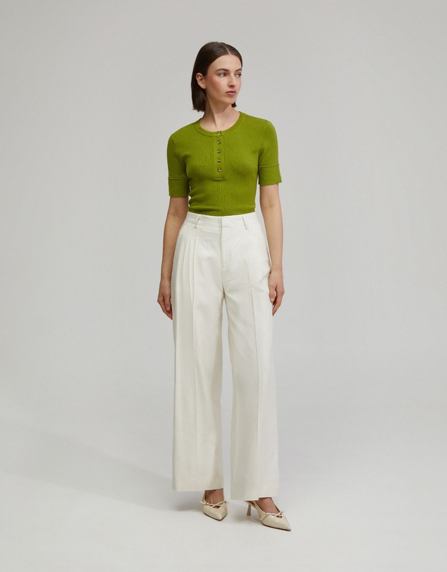 Oxford - Helena Button Front Knit
