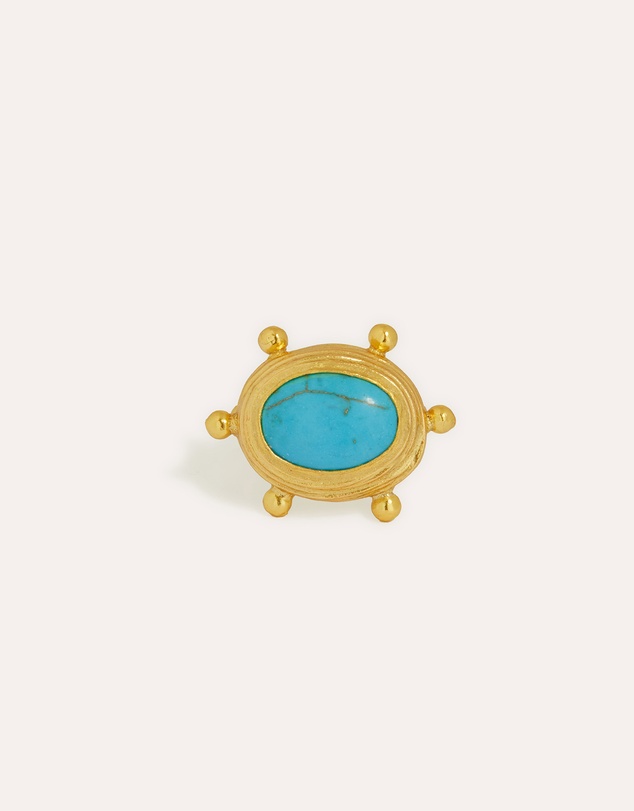 Ottoman Hands - Zand Turquoise Cocktail Ring
