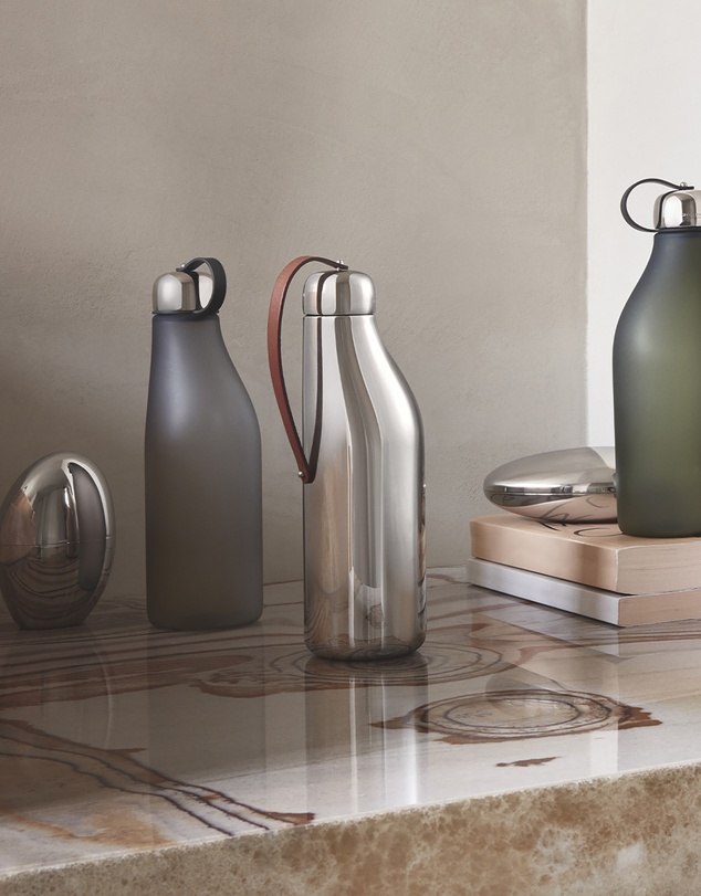 Georg Jensen - Sky Drinking Bottle, Stainless Steel