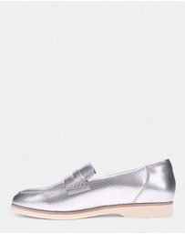 Mia Vita - Remi Casual Slip-On - Silver Snake