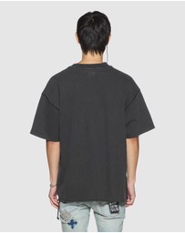 Ksubi - Laybel Ekcess SS Tee Washed Black