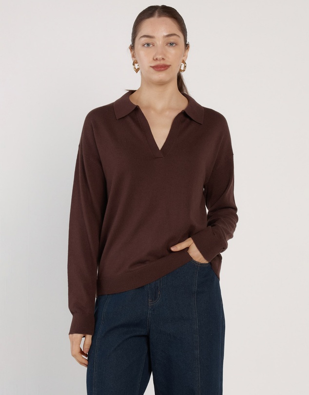 Fate + Becker - Solenne Polo Knit
