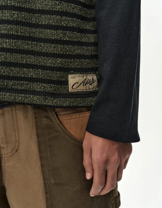 Andersson Bell - Studded Stripe Layered Sweater