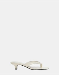 Steve Madden - Tracie White Croc Heels