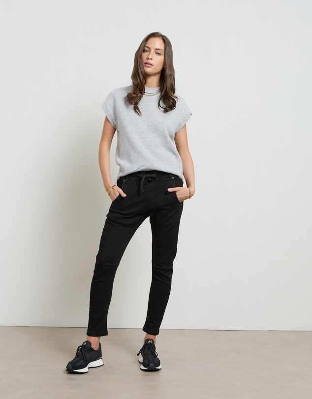 DRICOPER DENIM - Active Denim Black Jeans