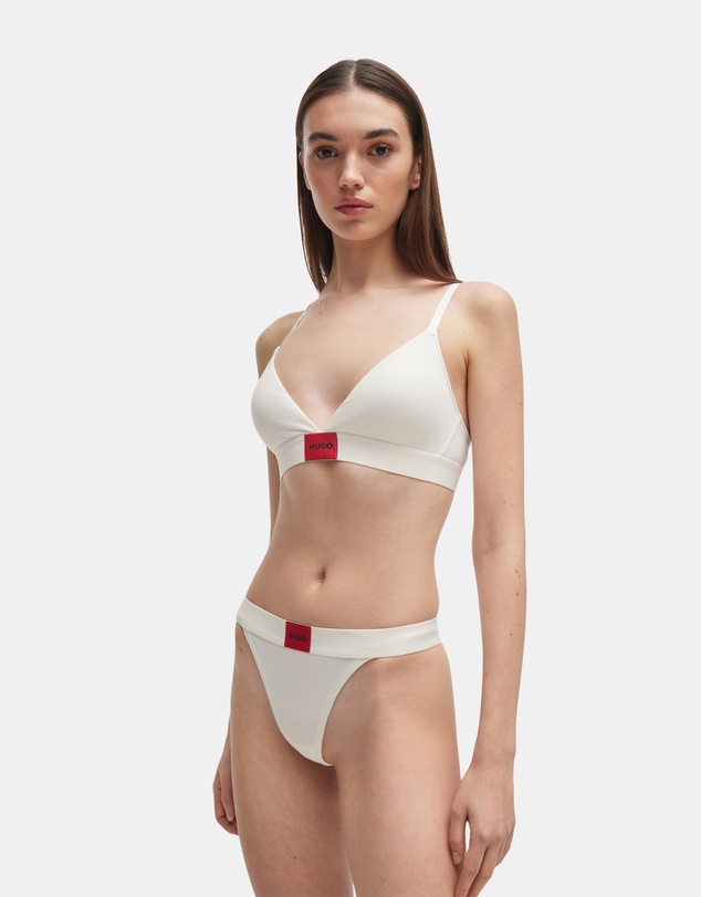 HUGO - Stretch Cotton Logo Thong