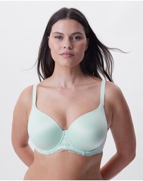 Bras N Things - Body Bliss Lace Full Cup Bra - Mint Green
