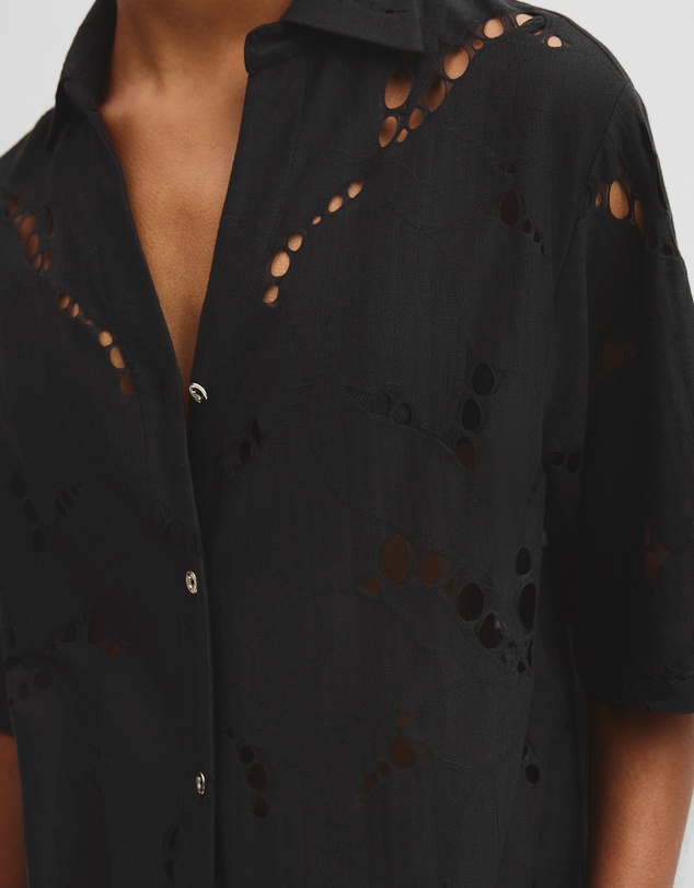 Country Road - Lace Longline Shirt