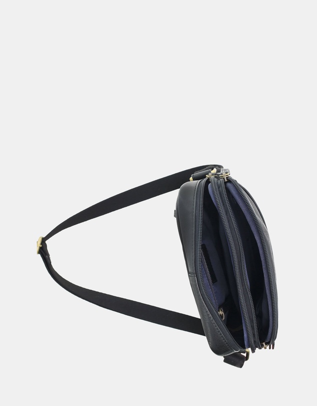 Pierre Cardin - Pierre Cardin Leather Crossbody Bag