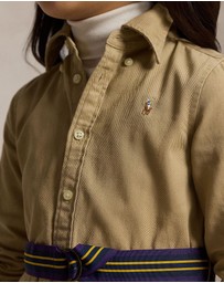 Polo Ralph Lauren - Belted Cotton Chino Shirtdress - Kids