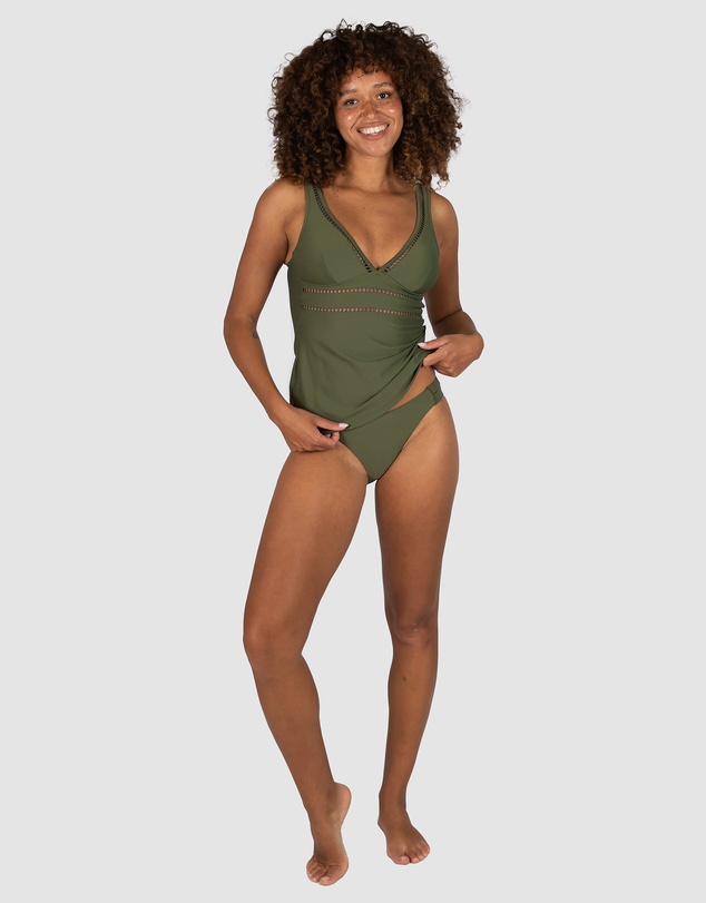 Baku Swimwear - Rococco Longlline Singlet Top