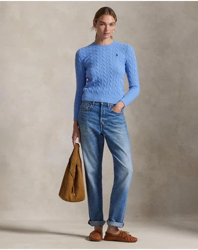Polo Ralph Lauren - Cable Wool-Cashmere Crewneck Sweater - ICONIC EXCLUSIVE