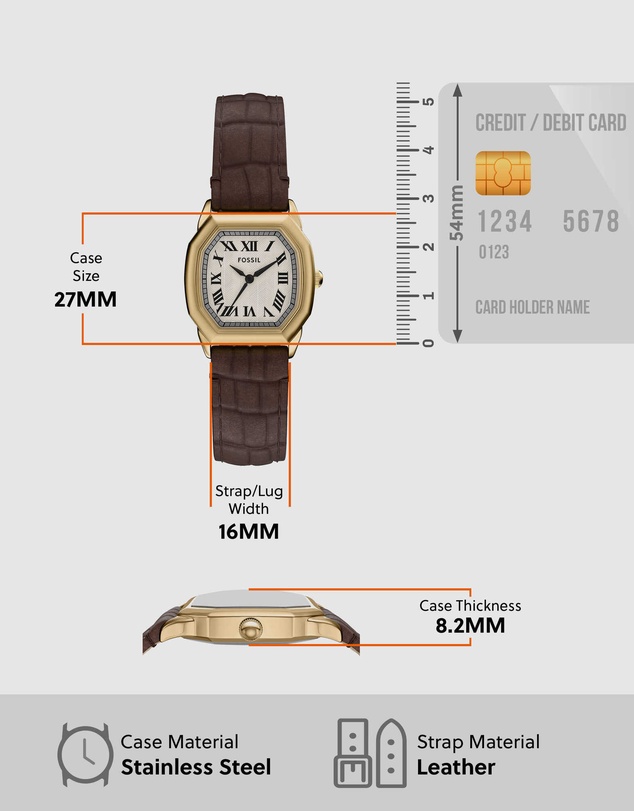 Fossil - Harlow Brown Analogue Watch