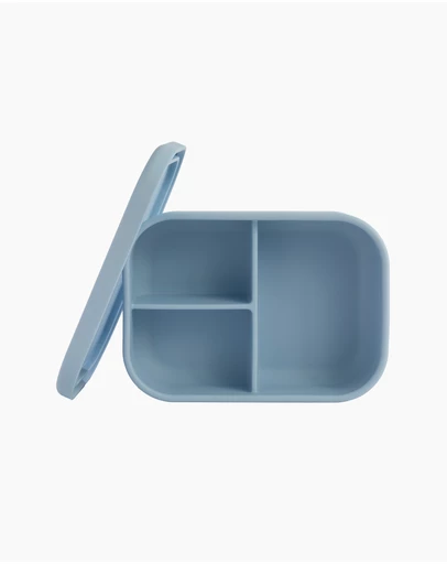 Playground - Silicone Lunch Box- Small- Dusty Blue