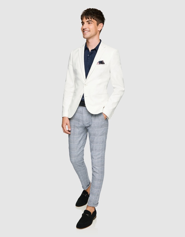 yd. - Jaxson Linen Blend Blazer