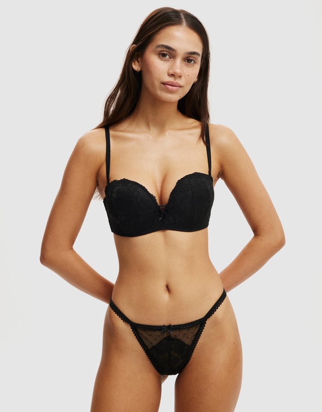 Cotton On Body - Everyday Lace Strapless Push Up 2 Bra