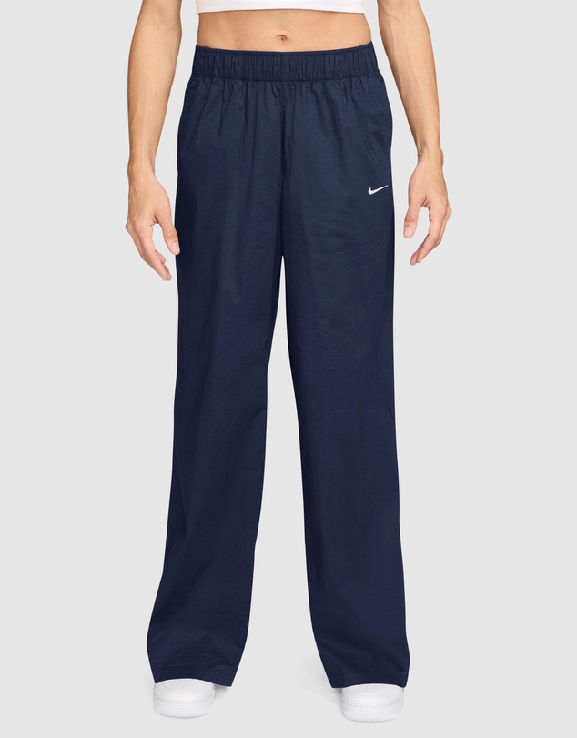 Nike - Sportswear Chill Poplin High-Waisted Loose Open-Hem Pants