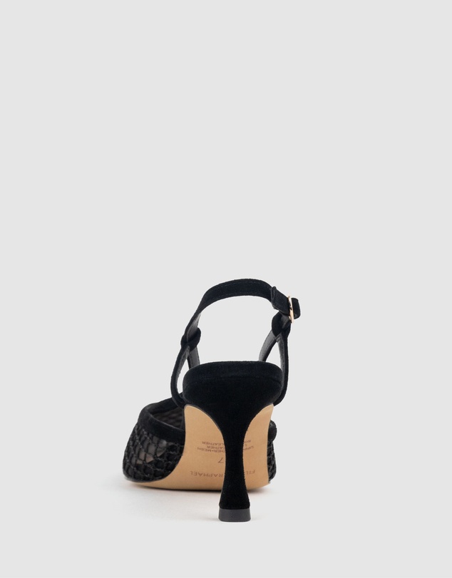 Edward Meller - DELILAH75 Mesh Slingback Pump