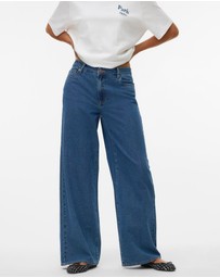 Vero Moda - Remy Mid Rise Wide Jeans