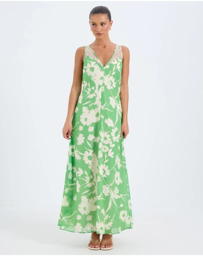 Calli - Piper Floral Print Midi Dress
