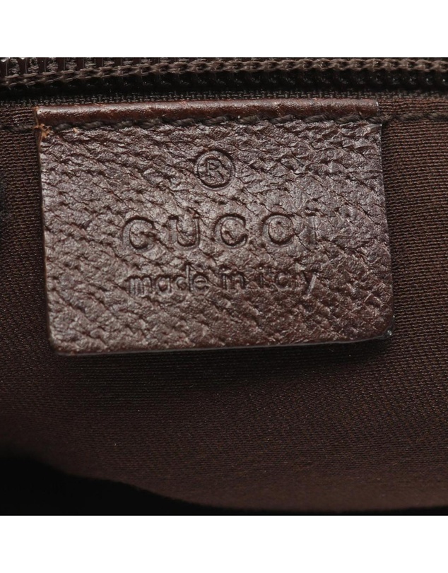 Pre-Loved by Azura Reborn - Pre-Loved GG Canvas Web Half Moon Crossbody