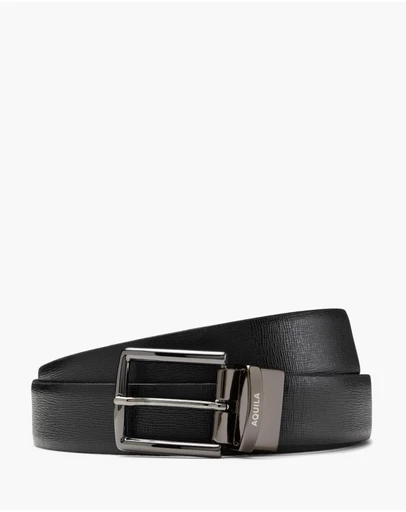 Aquila - Martini Black/Brown Reversible Belt