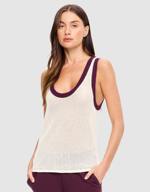 The Upside - Fenway Wales Knit Tank